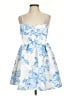 Sachin + Babi 100% Polyester Floral Blue Cocktail Dress Size S - photo 1