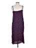 Ann Taylor 100% Polyester Stripes Blue Casual Dress Size 4 - photo 2