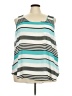 Torrid 100% Polyester Teal Sleeveless Blouse Size 4X Plus (4) - photo 1