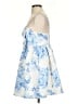Sachin + Babi 100% Polyester Floral Blue Cocktail Dress Size S - photo 5