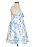 Sachin + Babi 100% Polyester Floral Blue Cocktail Dress Size S - photo 4