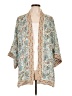 Max Studio 100% Polyester Teal Kimono Size L - photo 1