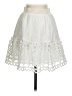 Simplee White Casual Skirt Size S - photo 1