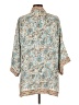 Max Studio 100% Polyester Teal Kimono Size L - photo 2