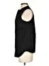 MICHAEL Michael Kors 100% Cotton Black Sleeveless Button-Down Shirt Size S - photo 5
