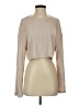 Unbranded Metallic Tan Pullover Sweater Size S - photo 1