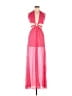 Boohoo 100% Polyester Pink Swimsuit Cover Up Size 10 - photo 1
