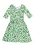 Dot Dot Smile Print Green Dress Size 7 - photo 2