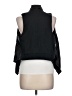 Theory 100% Leather Black Vest Size L - photo 2