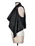 Theory 100% Leather Black Vest Size L - photo 5