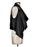 Theory 100% Leather Black Vest Size L - photo 4