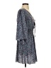Bailey Blue 100% Polyester Paisley Blue Casual Dress Size S - photo 4
