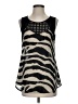 CAbi 100% Polyester Black Sleeveless Top Size XS - photo 1