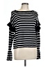 Olivia Sky Stripes Black Cardigan Size L - photo 1