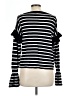 Olivia Sky Stripes Black Cardigan Size L - photo 2