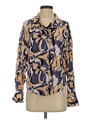Equipment Long Sleeve Blouse (view 1)