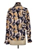 Equipment Paisley Gold Long Sleeve Blouse Size S - photo 2