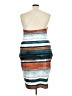 Unbranded Stripes Teal Cocktail Dress Size 4X - photo 2