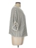 Eileen Fisher Silver Short Sleeve Blouse Size L - photo 4