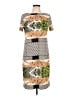 ETRO 100% Polyester Print Gray Casual Dress Size EU (IT) 46 / US 10 - photo 1