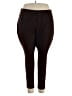 Catherines Solid Brown Active Pants Size 4X - photo 1