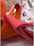 Hermès Graphic White Canvas Petit Chartier Red Cloth One size - photo 6