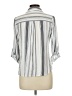Fortune + Ivy Stripes Gray 3/4 Sleeve Blouse Size L - photo 2
