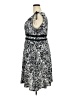 AA Studio AA Paisley Silver Cocktail Dress Size 20 - photo 5