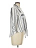 Fortune + Ivy Stripes Gray 3/4 Sleeve Blouse Size L - photo 4