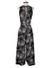 Joie 100% Viscose Animal Print Black Jumpsuit Size 6 - photo 2