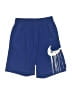 Nike 100% Polyester Graphic Blue Athletic Shorts Size S (kids) - photo 1