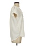 Ann Taylor LOFT 100% Polyester Ivory Short Sleeve Henley Size S - photo 4