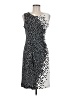 BCBGMAXAZRIA Polka Dots Black Cocktail Dress Size M - photo 1