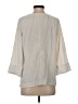 Ann Taylor 100% Polyester Ivory 3/4 Sleeve Blouse Size S - photo 2