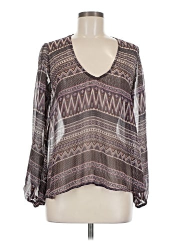 Lovers + Friends Long Sleeve Blouse (view 1)