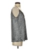 Ann Taylor LOFT 100% Polyester Silver Tank Top Size S - photo 4
