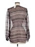 Lovers + Friends 100% Polyester Gray Long Sleeve Blouse Size M - photo 2