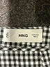 MNG Houndstooth Gray Casual Skirt Size L - photo 4