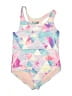 Eddie Bauer Graphic Pink One Piece Swimsuit Size 14 - 16 - photo 1