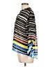 a.n.a. A New Approach 100% Polyester Stripes Multi Color Black 3/4 Sleeve Blouse Size L (petite) - photo 5