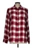 Gap Plaid Red Long Sleeve Button-Down Shirt Size L - photo 1