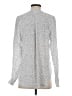 Carolina Belle 100% Polyester Polka Dots Silver Long Sleeve Blouse Size XS - photo 2
