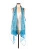 Harve Benard 100% Polyester Blue Cardigan One size - photo 1