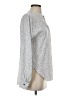 Carolina Belle 100% Polyester Polka Dots Silver Long Sleeve Blouse Size XS - photo 4