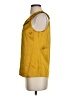 BCBGMAXAZRIA 100% Silk Yellow Sleeveless Silk Top Size XS - photo 5