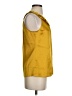 BCBGMAXAZRIA 100% Silk Yellow Sleeveless Silk Top Size XS - photo 4