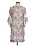 BCBGMAXAZRIA 100% Polyester Print Ivory Cocktail Dress Size XS - photo 1