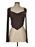 Shein Brown Long Sleeve Top Size L (petite) - photo 1