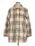 Old Navy Plaid Tan Coat Size L - photo 1