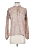 Left Coast by Dolan 100% Polyester Pink Long Sleeve Blouse Size XS - photo 1
